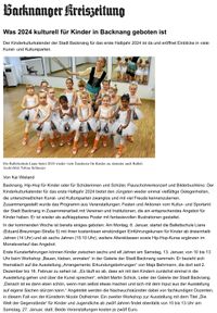 Backnanger Kreiszeitung 05.01.2024