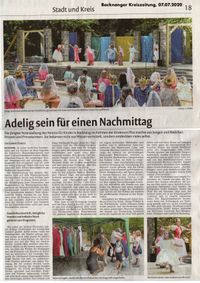 Backnanger Kreiszeitung vom 07.07.2020